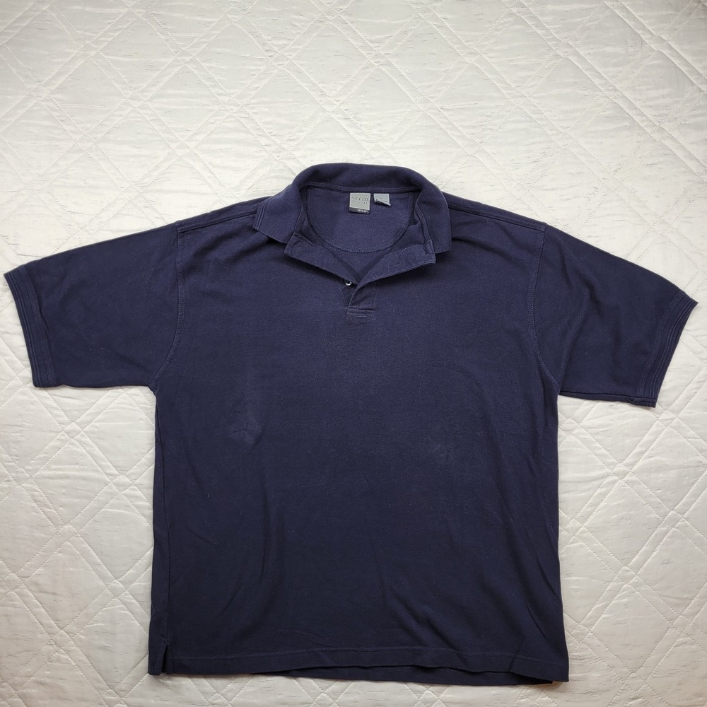 STYLO Golf dark blue super soft polo shirt‎ size XL